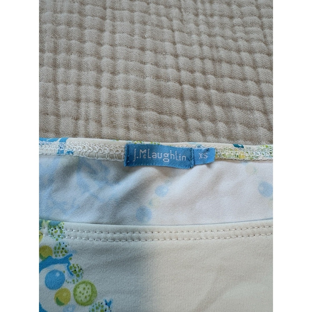 J. McLaughlin Dress Size XS Catalina Cloth Resort Nautical Coastal Beach Preppy - Picture 2 of 7